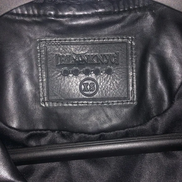 BLNK NYC leather jacket, black, size XS - Picture 5 of 5